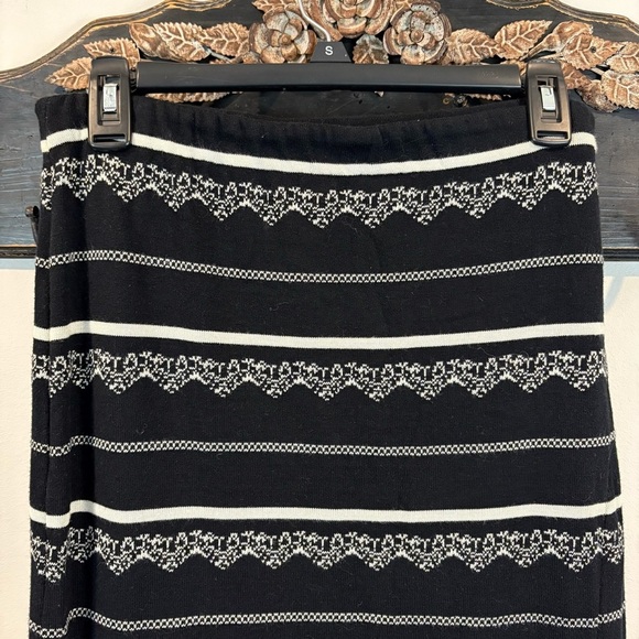 Free People Nordic Stripe Sweater Midi Skirt Size Large - Picture 3 of 6
